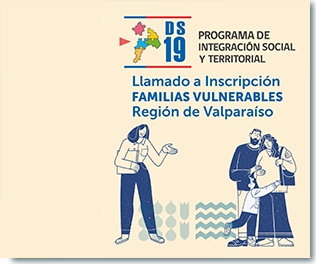 Inscripción para Familias Vulnerables Proyectos D.S N° 19