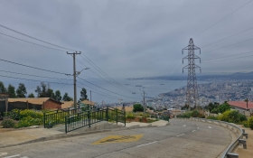 Inauguración de la construcción de la Calle Mesana en Valparaíso