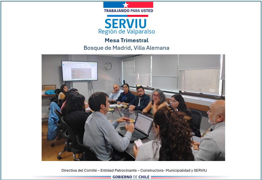 Mesa Trimestral Villa Alemana