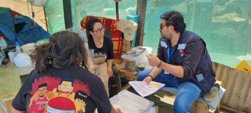 2024-02-23 - Equipo Técnico de Serviu informando sobre Reconstrucción en Campamento Manuel Bustos, Viña del Mar