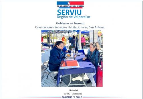 GOBIERNO en Terreno San Antonio 24 de abril